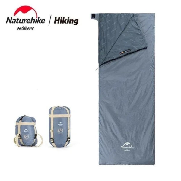Фото - Спальний мішок Naturehike Ultralight LW180 NH21MSD09 
Gray-Blue (6927595777978-R)